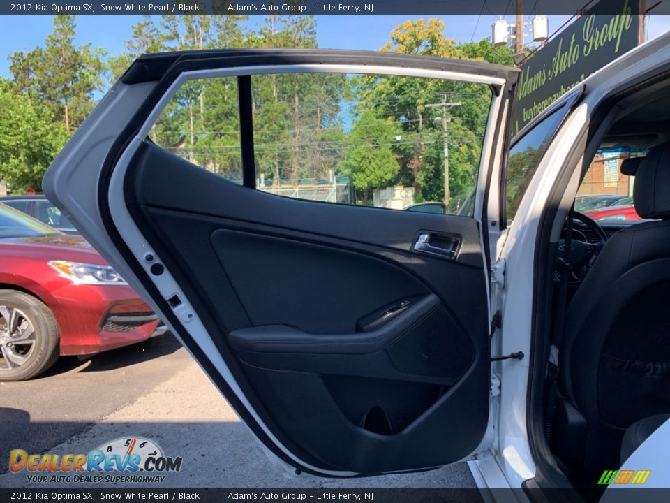 2012 Kia Optima SX Snow White Pearl / Black Photo #21