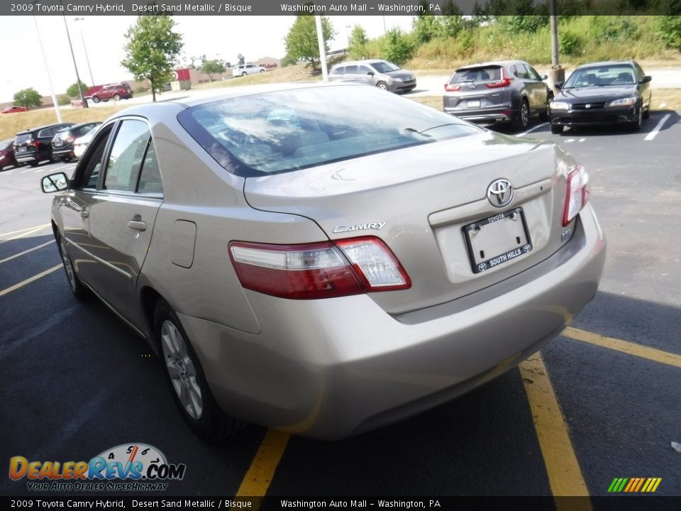 2009 Toyota Camry Hybrid Desert Sand Metallic / Bisque Photo #7