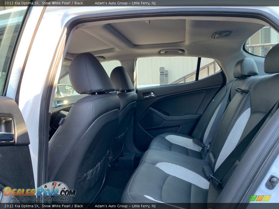 2012 Kia Optima SX Snow White Pearl / Black Photo #22
