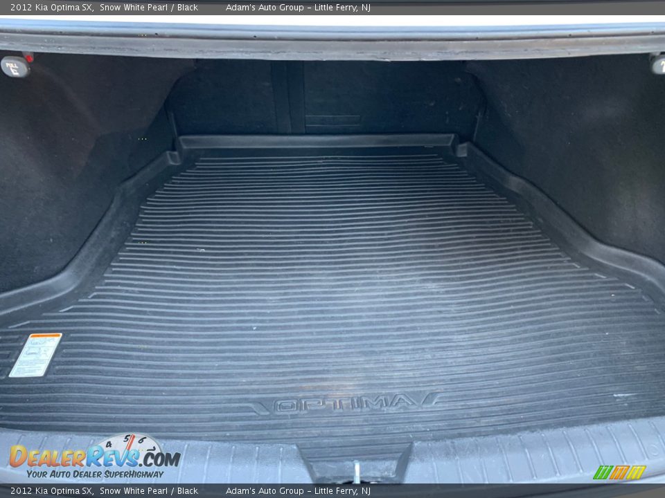 2012 Kia Optima SX Snow White Pearl / Black Photo #23