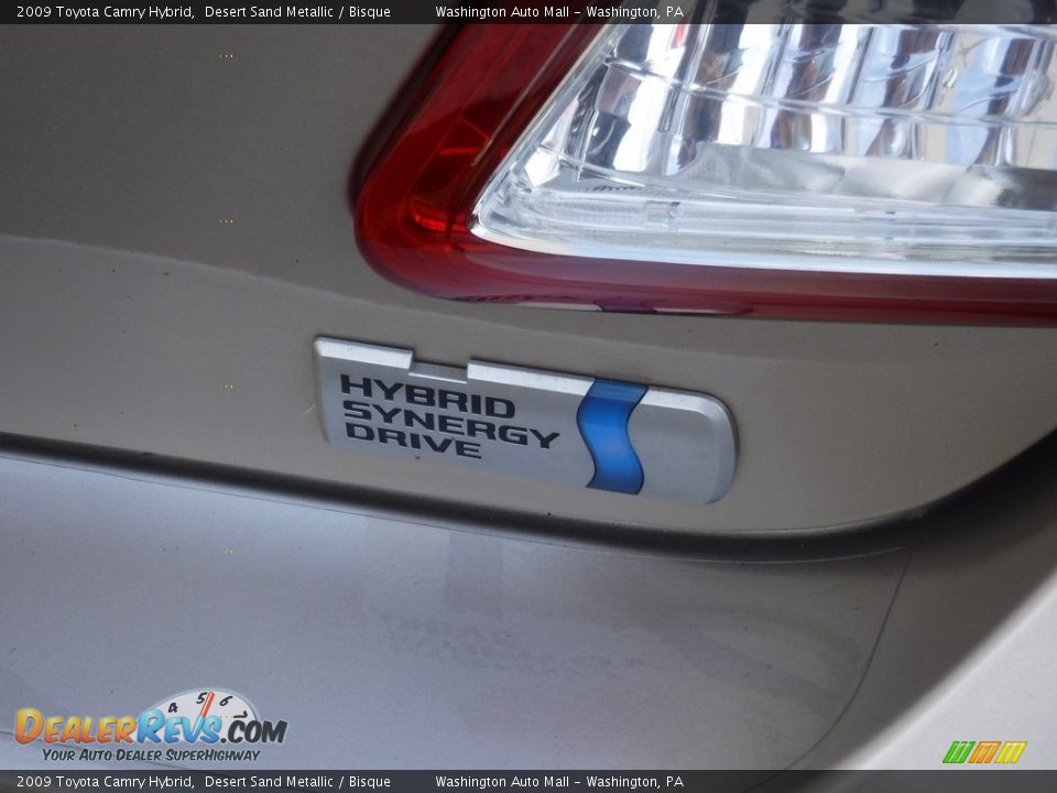 2009 Toyota Camry Hybrid Desert Sand Metallic / Bisque Photo #10