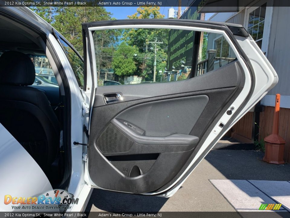 2012 Kia Optima SX Snow White Pearl / Black Photo #24