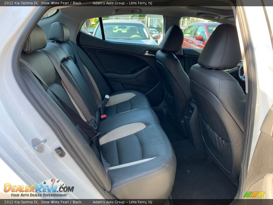 2012 Kia Optima SX Snow White Pearl / Black Photo #25