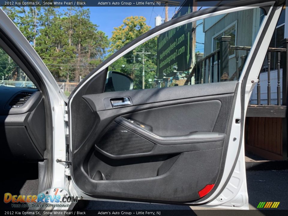2012 Kia Optima SX Snow White Pearl / Black Photo #26
