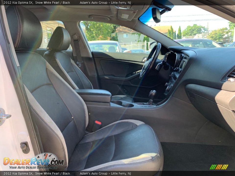 2012 Kia Optima SX Snow White Pearl / Black Photo #27