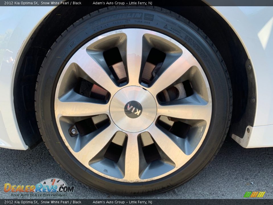 2012 Kia Optima SX Snow White Pearl / Black Photo #29