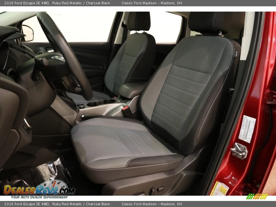 2016 Ford Escape SE 4WD Ruby Red Metallic / Charcoal Black Photo #5