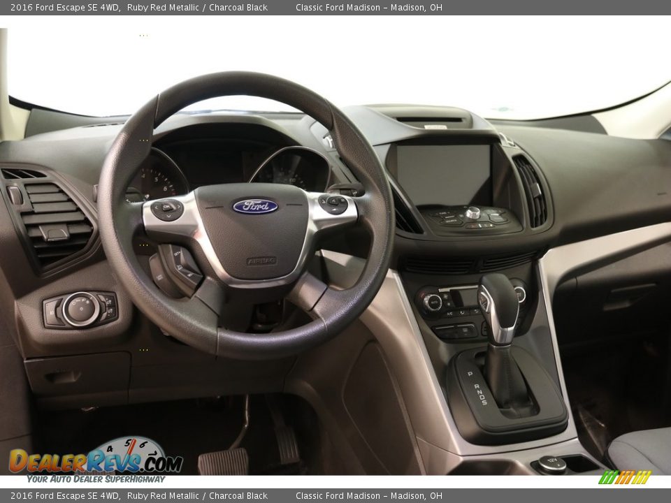 2016 Ford Escape SE 4WD Ruby Red Metallic / Charcoal Black Photo #6