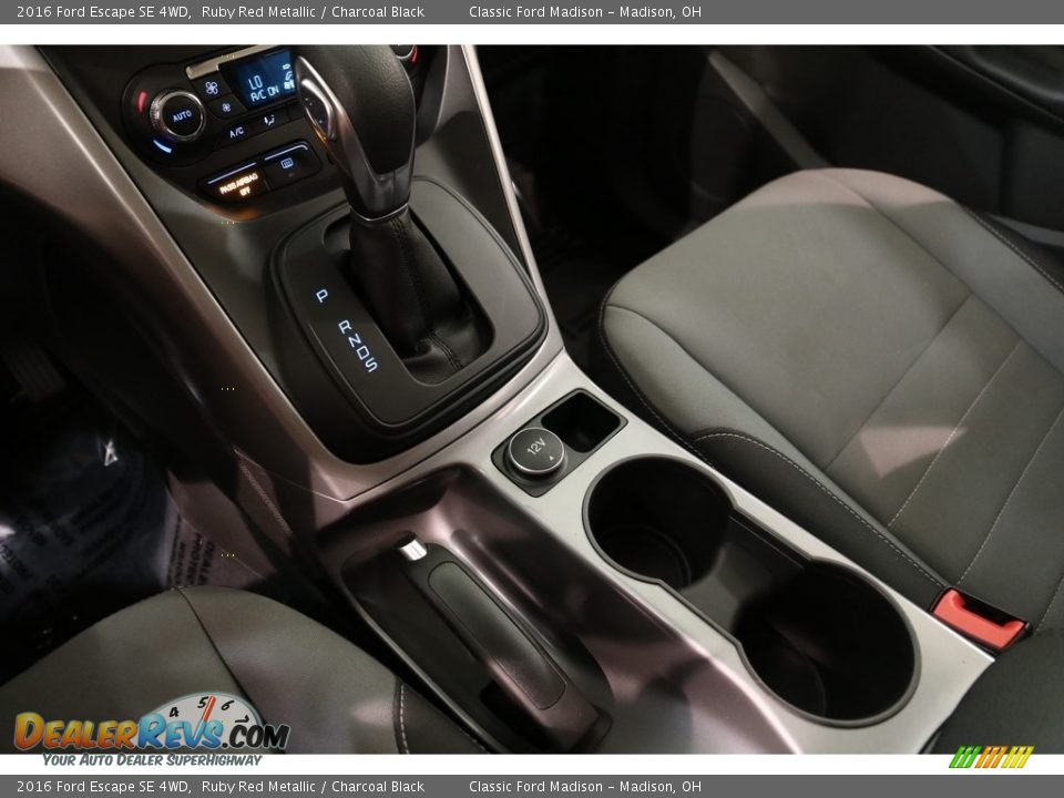 2016 Ford Escape SE 4WD Ruby Red Metallic / Charcoal Black Photo #13