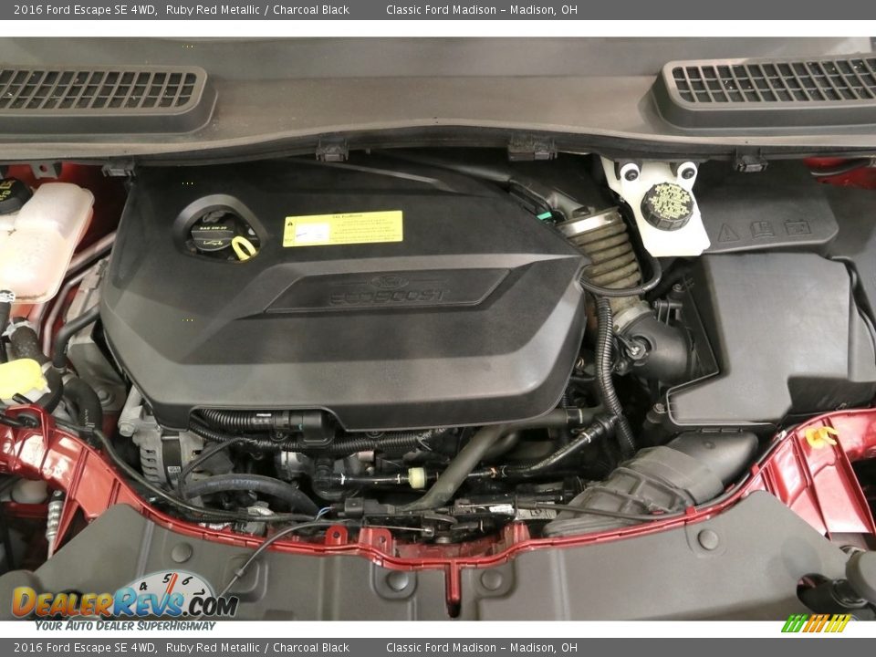 2016 Ford Escape SE 4WD Ruby Red Metallic / Charcoal Black Photo #19