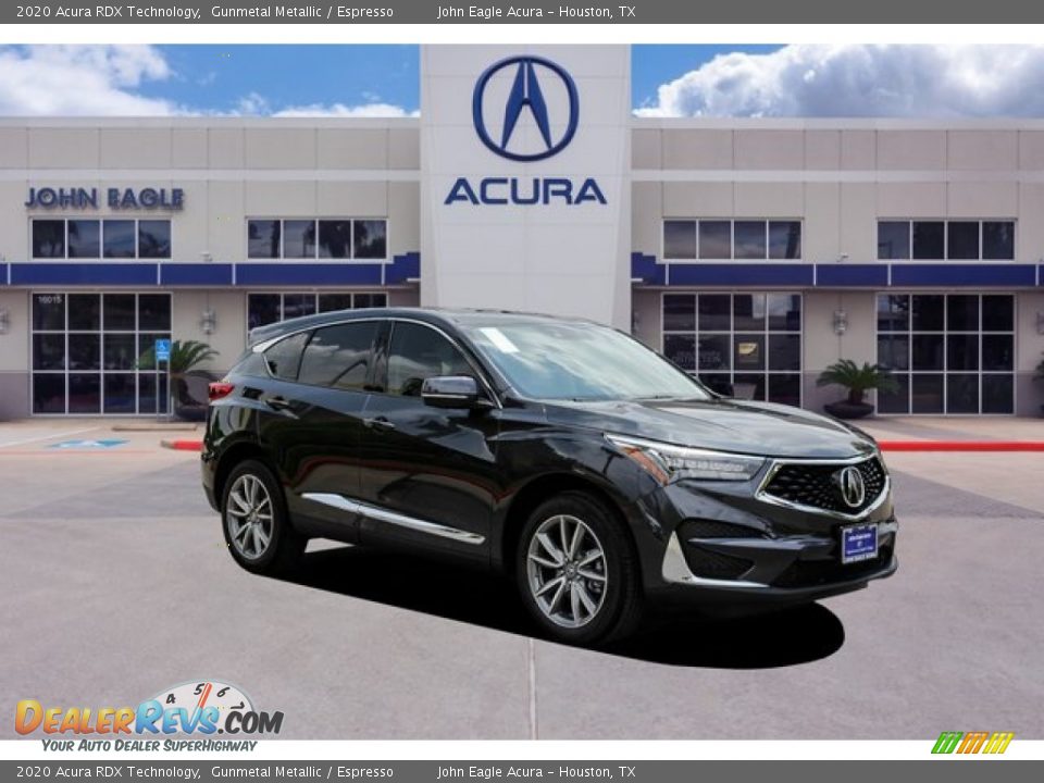 2020 Acura RDX Technology Gunmetal Metallic / Espresso Photo #1