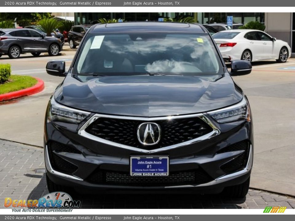 2020 Acura RDX Technology Gunmetal Metallic / Espresso Photo #2