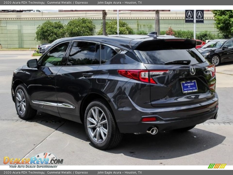 2020 Acura RDX Technology Gunmetal Metallic / Espresso Photo #5