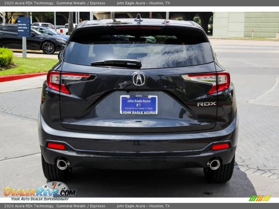 2020 Acura RDX Technology Gunmetal Metallic / Espresso Photo #6