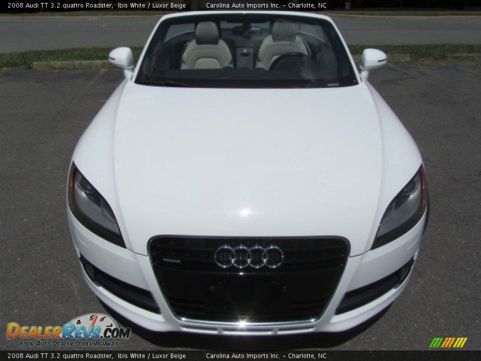 2008 Audi TT 3.2 quattro Roadster Ibis White / Luxor Beige Photo #5