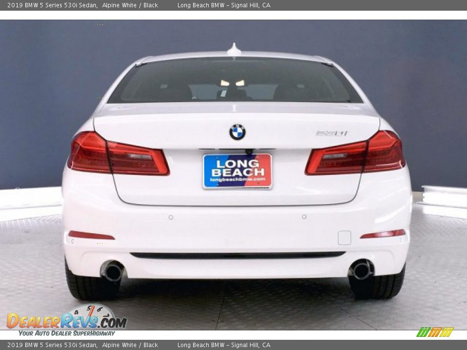 2019 BMW 5 Series 530i Sedan Alpine White / Black Photo #3