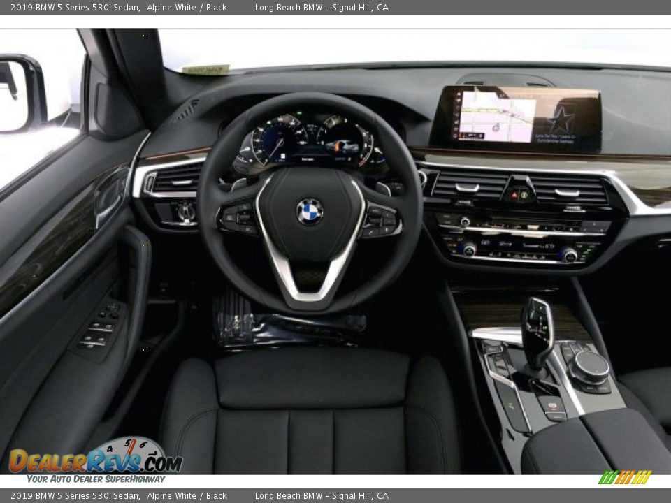2019 BMW 5 Series 530i Sedan Alpine White / Black Photo #4