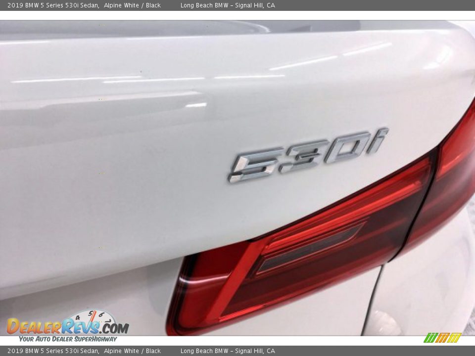 2019 BMW 5 Series 530i Sedan Alpine White / Black Photo #7