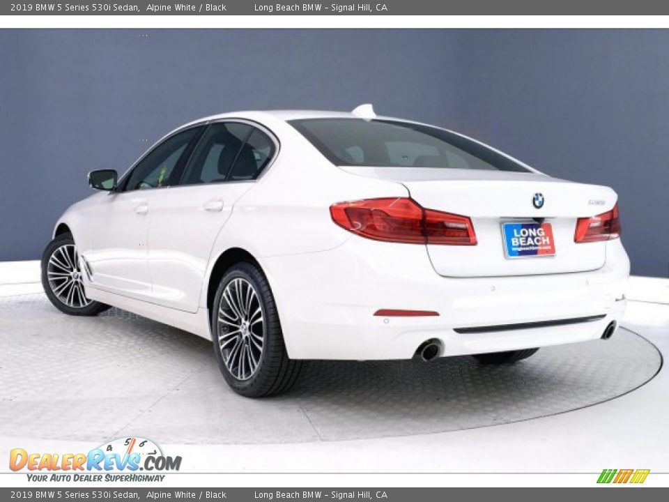 2019 BMW 5 Series 530i Sedan Alpine White / Black Photo #10