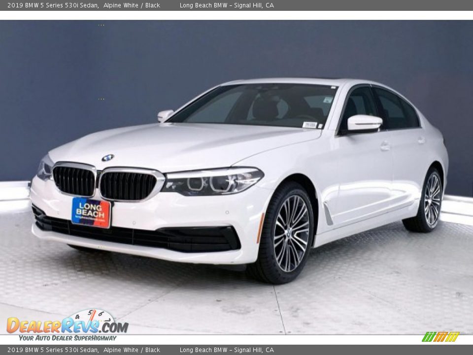 2019 BMW 5 Series 530i Sedan Alpine White / Black Photo #12