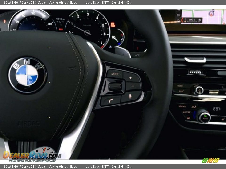 2019 BMW 5 Series 530i Sedan Alpine White / Black Photo #15