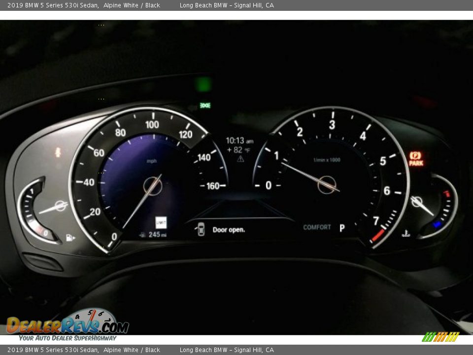 2019 BMW 5 Series 530i Sedan Alpine White / Black Photo #16