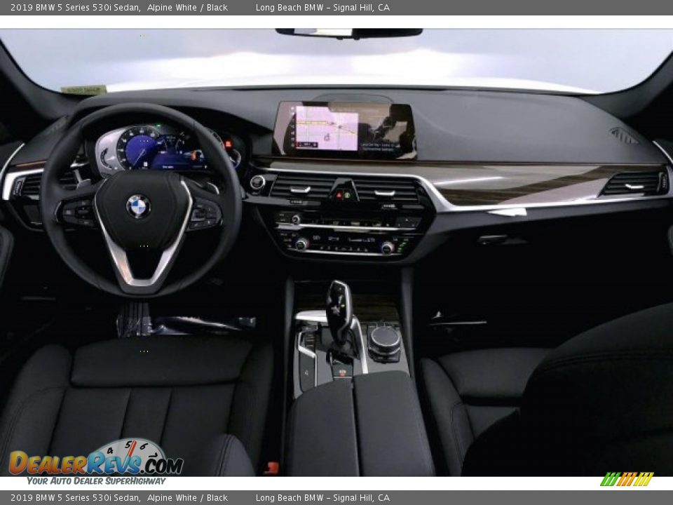 2019 BMW 5 Series 530i Sedan Alpine White / Black Photo #20