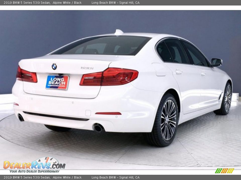 2019 BMW 5 Series 530i Sedan Alpine White / Black Photo #30