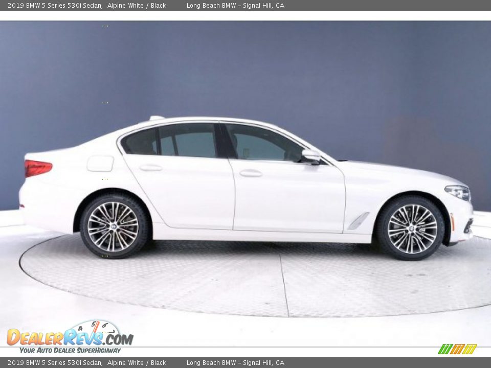 2019 BMW 5 Series 530i Sedan Alpine White / Black Photo #31