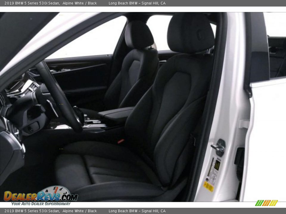 2019 BMW 5 Series 530i Sedan Alpine White / Black Photo #32