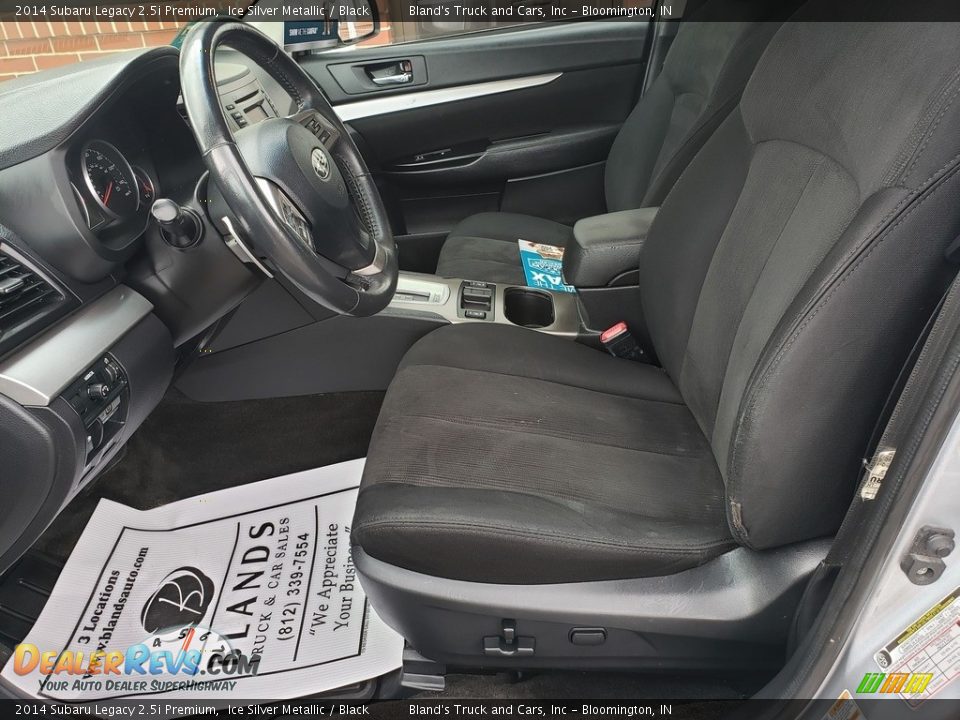 2014 Subaru Legacy 2.5i Premium Ice Silver Metallic / Black Photo #6