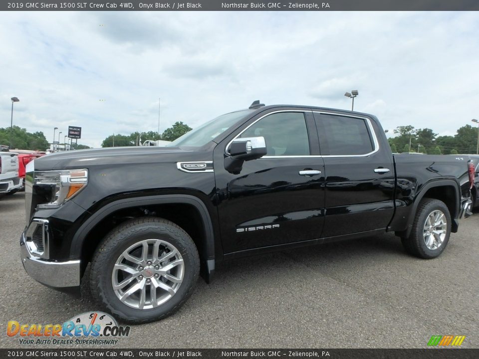 2019 GMC Sierra 1500 SLT Crew Cab 4WD Onyx Black / Jet Black Photo #1