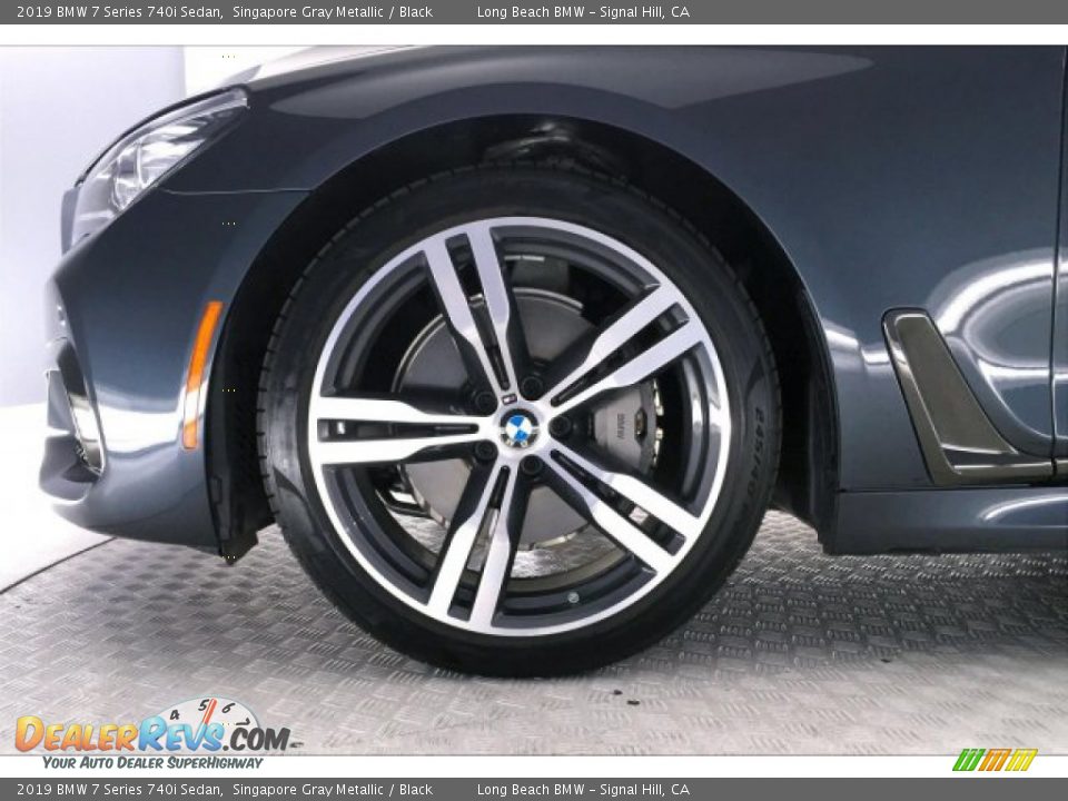 2019 BMW 7 Series 740i Sedan Singapore Gray Metallic / Black Photo #8