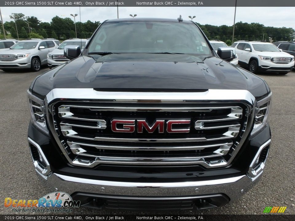 2019 GMC Sierra 1500 SLT Crew Cab 4WD Onyx Black / Jet Black Photo #2