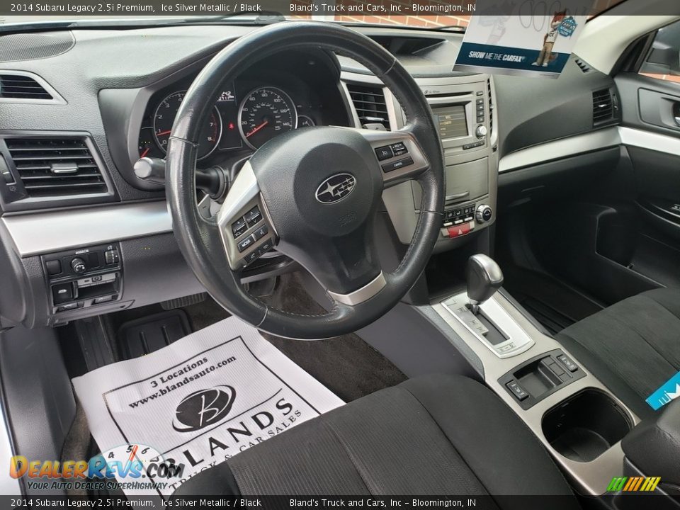 2014 Subaru Legacy 2.5i Premium Ice Silver Metallic / Black Photo #9