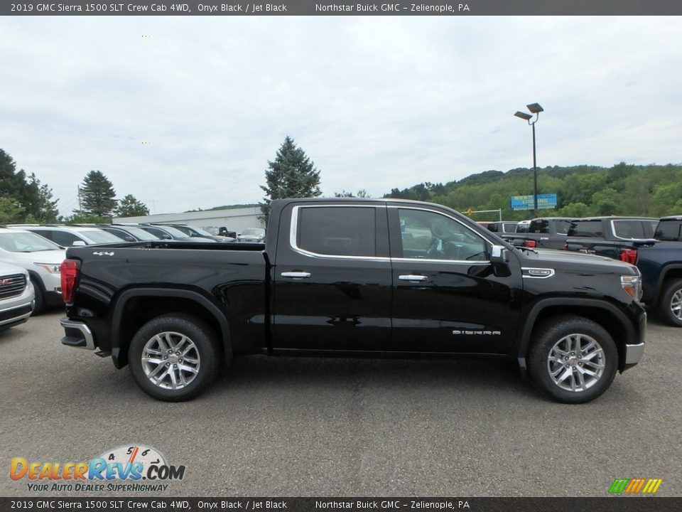 2019 GMC Sierra 1500 SLT Crew Cab 4WD Onyx Black / Jet Black Photo #4