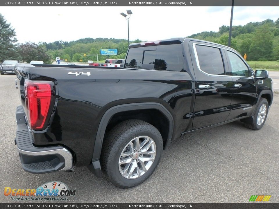 2019 GMC Sierra 1500 SLT Crew Cab 4WD Onyx Black / Jet Black Photo #5