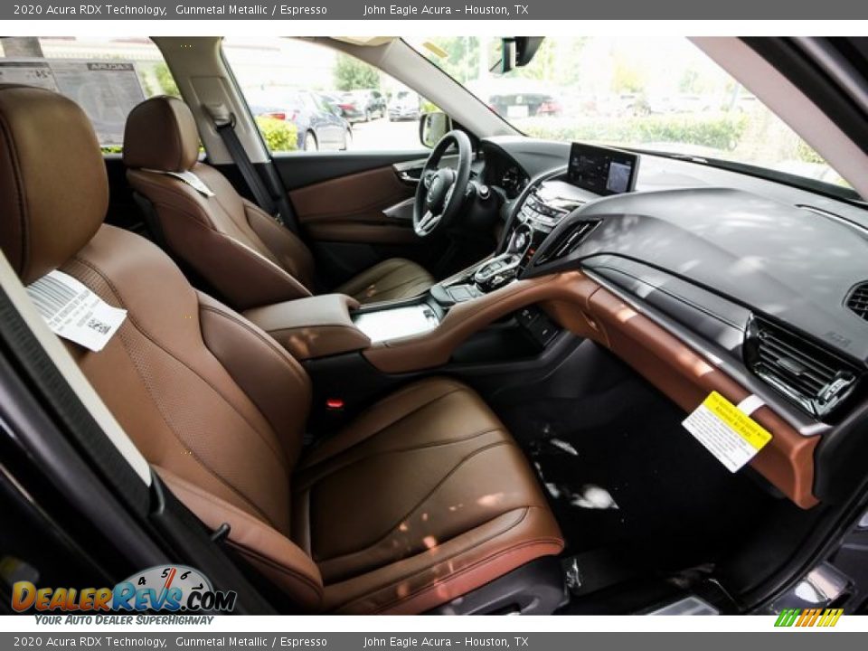 2020 Acura RDX Technology Gunmetal Metallic / Espresso Photo #23