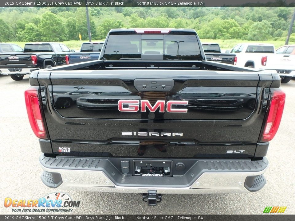 2019 GMC Sierra 1500 SLT Crew Cab 4WD Onyx Black / Jet Black Photo #6