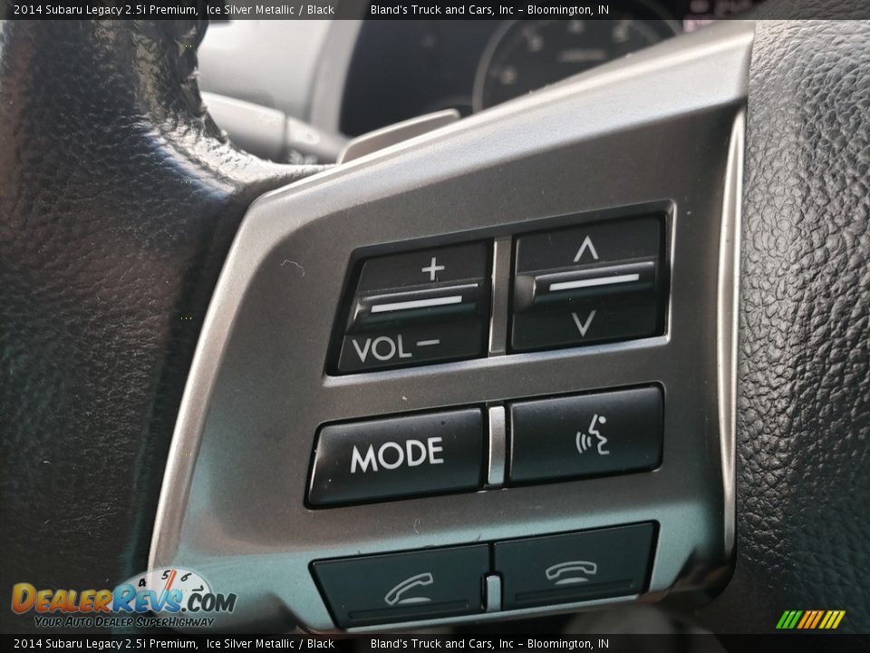 2014 Subaru Legacy 2.5i Premium Ice Silver Metallic / Black Photo #12