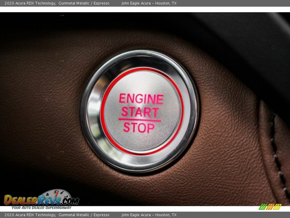 2020 Acura RDX Technology Gunmetal Metallic / Espresso Photo #29