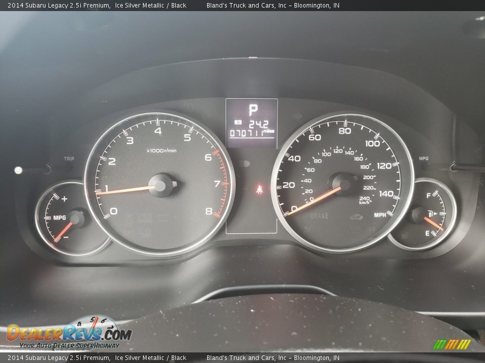 2014 Subaru Legacy 2.5i Premium Ice Silver Metallic / Black Photo #15