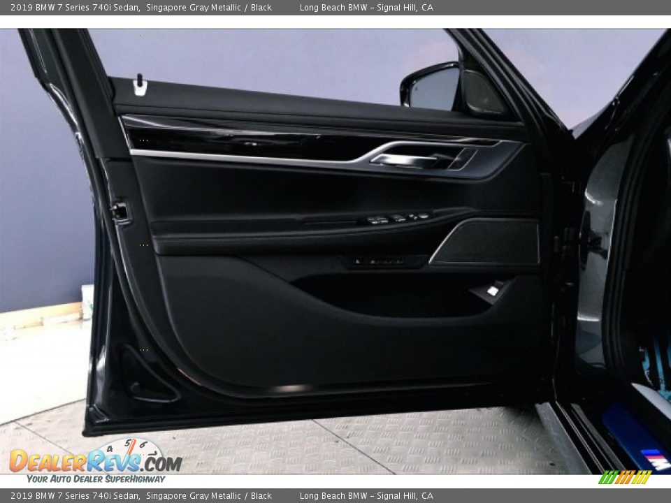 2019 BMW 7 Series 740i Sedan Singapore Gray Metallic / Black Photo #21