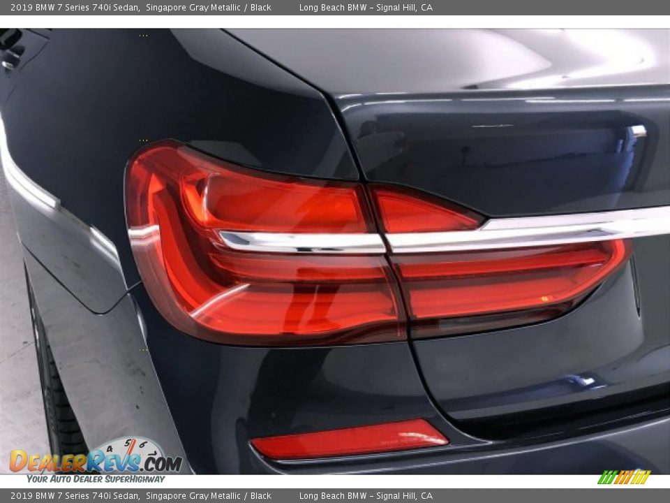 2019 BMW 7 Series 740i Sedan Singapore Gray Metallic / Black Photo #22