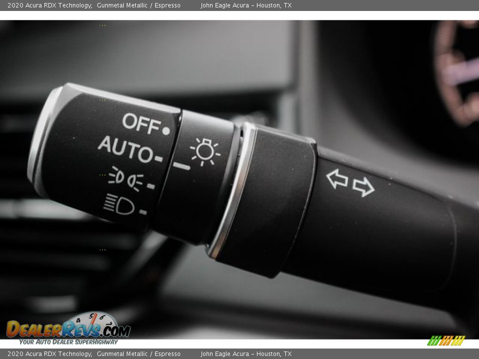 2020 Acura RDX Technology Gunmetal Metallic / Espresso Photo #34