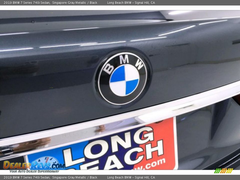 2019 BMW 7 Series 740i Sedan Singapore Gray Metallic / Black Photo #23