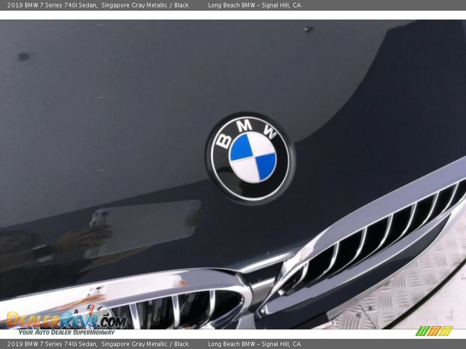 2019 BMW 7 Series 740i Sedan Singapore Gray Metallic / Black Photo #29
