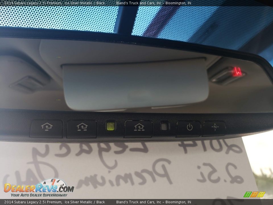 2014 Subaru Legacy 2.5i Premium Ice Silver Metallic / Black Photo #24
