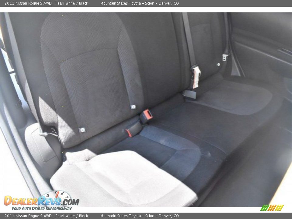 2011 Nissan Rogue S AWD Pearl White / Black Photo #22