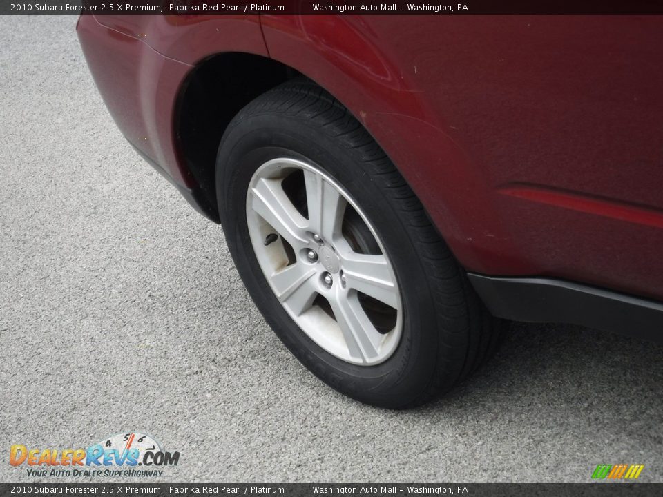 2010 Subaru Forester 2.5 X Premium Paprika Red Pearl / Platinum Photo #3